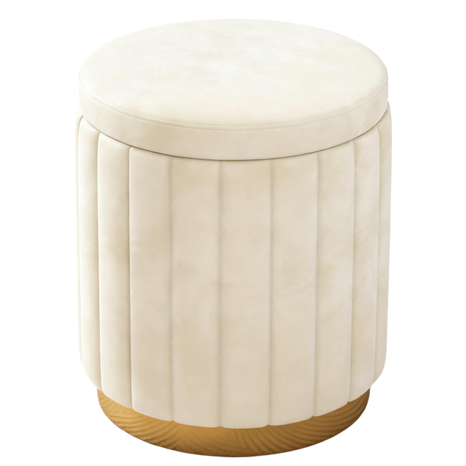 Pouf de rangement rond : fini le désordre dans la chambre