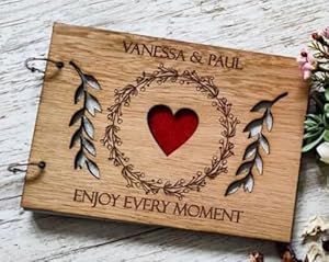 Romantic Love Personalizowany Album Księga Gości 50 Arkuszy