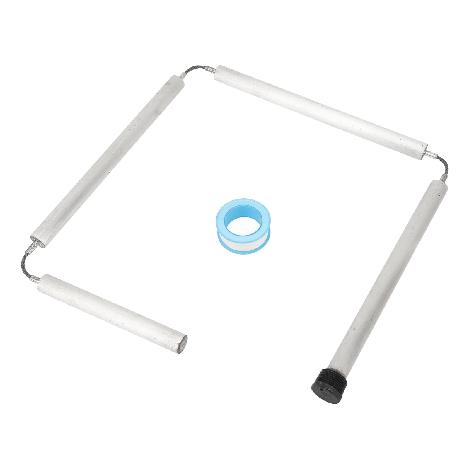 Varilla de ánodo para calentador de agua, varilla de ánodo de magnesio con rosca NPT de 44 pulgadas y 3/4 pulgadas para calentador varilla de ánodo para calentador de agua caliente