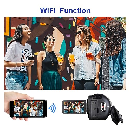 Appareil photo numérique caméscope vlog tactile pour réussir vos selfies et vidéos de famille - 5
