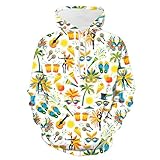 Generisch Sudadera con capucha para hombre, básica, para la calle, para entretiempo, para fitness, entrenamiento, deporte, estilo informal, básica, primavera e invierno, morado, XL