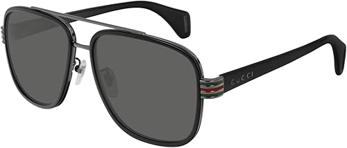 Gucci Gafas de sol GG 0448 S- 001 NegroGris, 58-16-145, Negro -