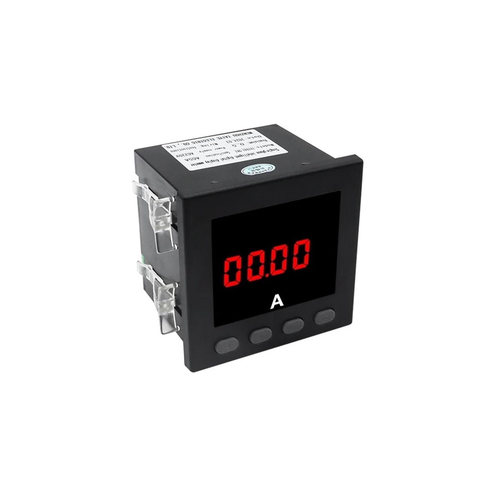 NACODLUL Single Phase Ammeter 96 * 96mm LED Ampere Panel Meter With 16mm Current Transformer 100A 150A 200A(Meter with 200A CT)