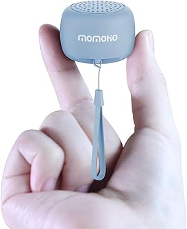 The Smallest Mini Bluetooth Speaker Wireless Small Bluetooth Speaker,Portable Speakers for Home/Outdoor/Travel/Party, Gift,Present (Blue)