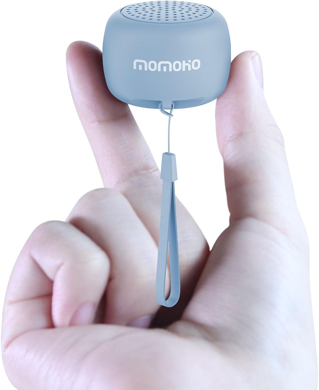 The Smallest Mini Bluetooth Speaker Wireless Small Bluetooth Speaker,Portable Speakers for Home/Outdoor/Travel/Party, Gift,Present (Blue)