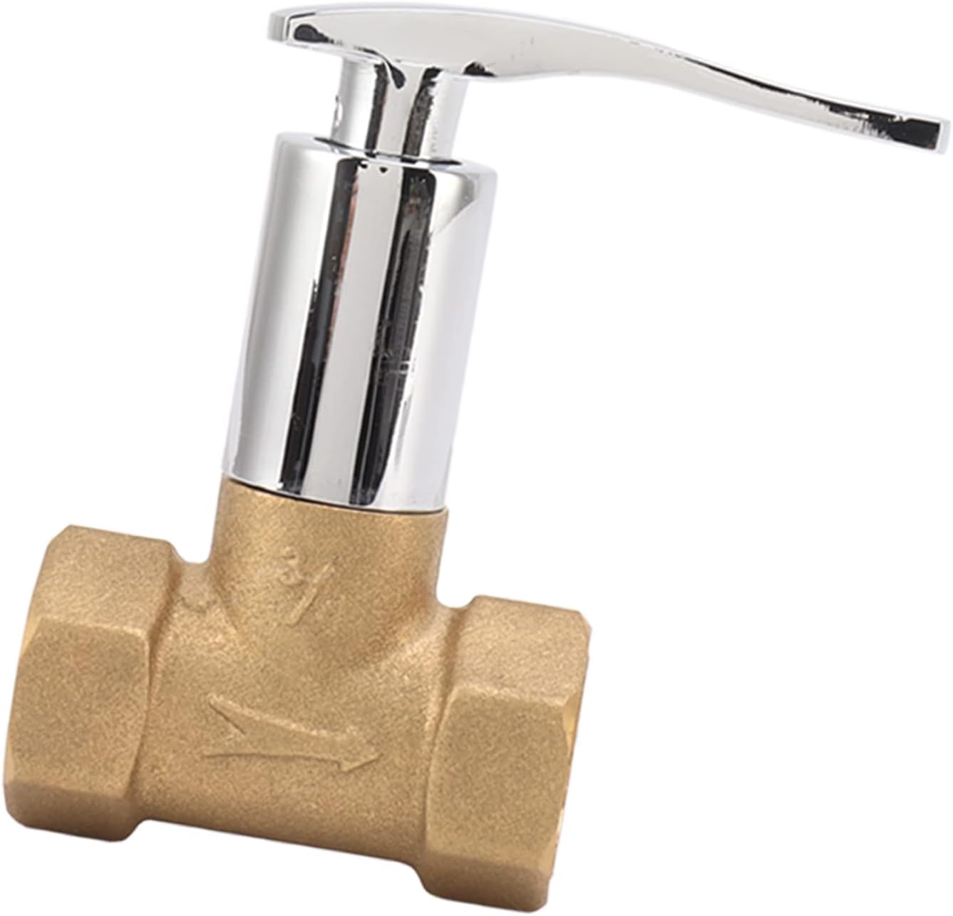 Water Valve, 3/4in Electroplated Water Stop Valve Rust