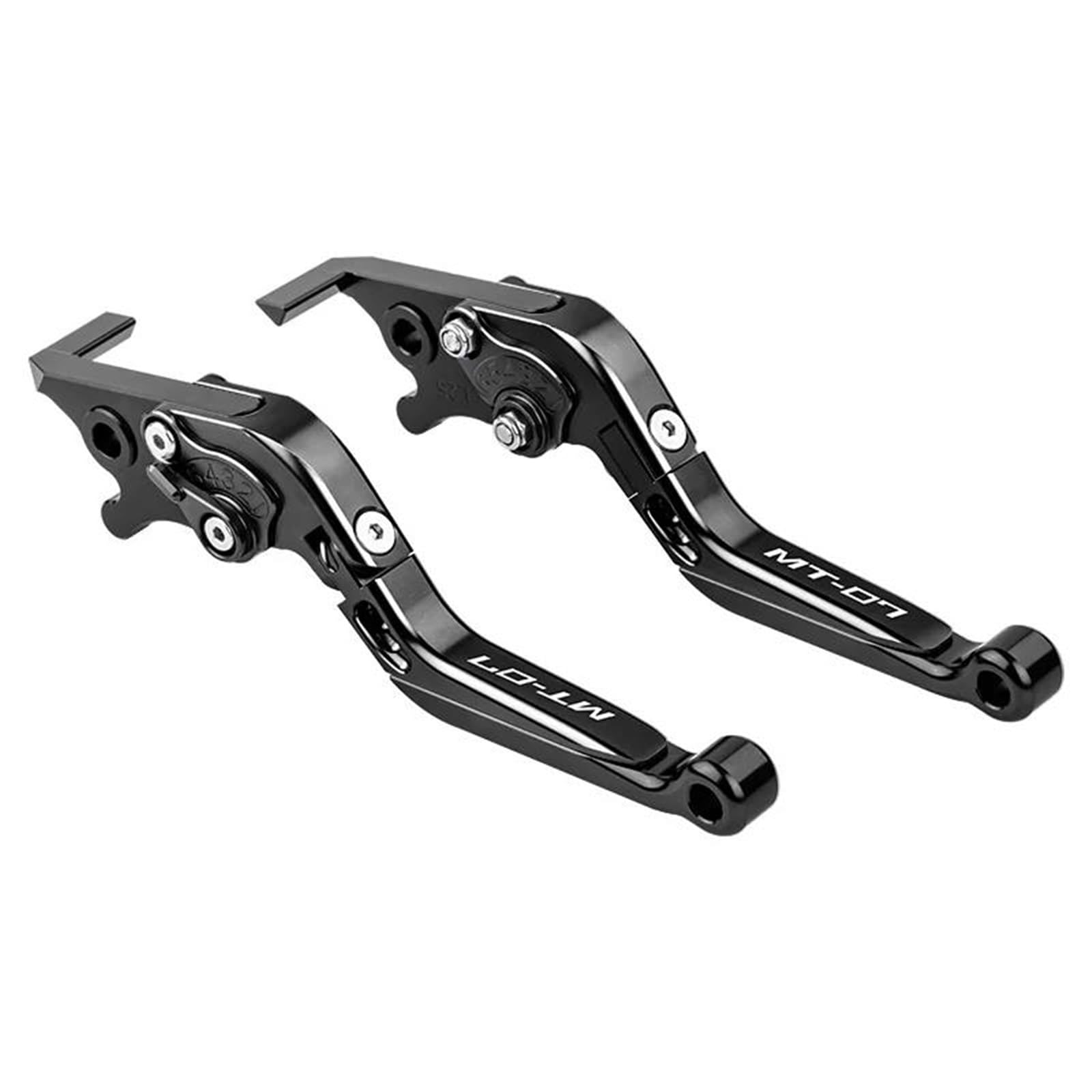 Bremsgriff Set Brems- Und Kupplungshebel Für Yamaha MT-07 (2013–2023), CNC-gefräst, Ausziehbar Klappbar Motorrad Bremse Kupplungshebel(Farbe 1)