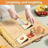 Zestaw 4 małych noży do masła ze stali nierdzewnej, do masła, deserów, małych noży do chleba z drewnianym uchwytem, do marmolady, chleba, śmietany, sera, narzędzia kuchenne (14,7 cm)