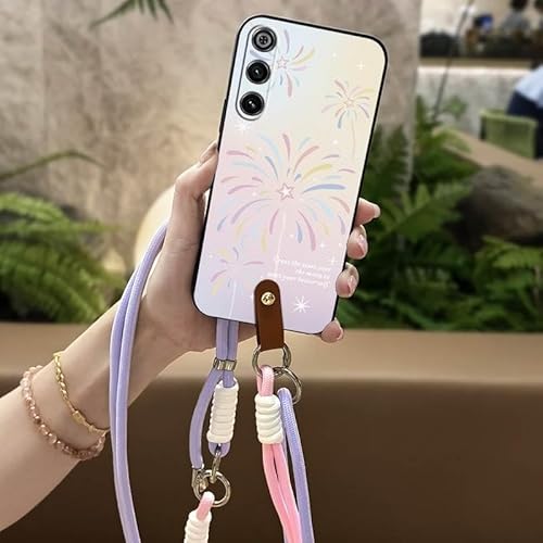 Phone Case Compatible with ZTE Nubia Red Magic10 Air, Cute Silicone Crossbody TPU Soft case Design Anti-knock Graffiti Cartoon L