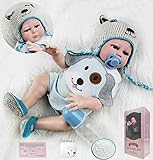 schwenk babypuppe 50 cm Größe: 50 cm (20Zoll) Gewicht: 1,3 kg (2.8 lbs). Puppen können neugeborene Babykleidung tragen (0-3 Monate). Ein magnetischer Schnuller kann im Mund platziert werden. Handgemachte Puppen und Puppen sind die besten Geburtstagsgeschenke für Kinder