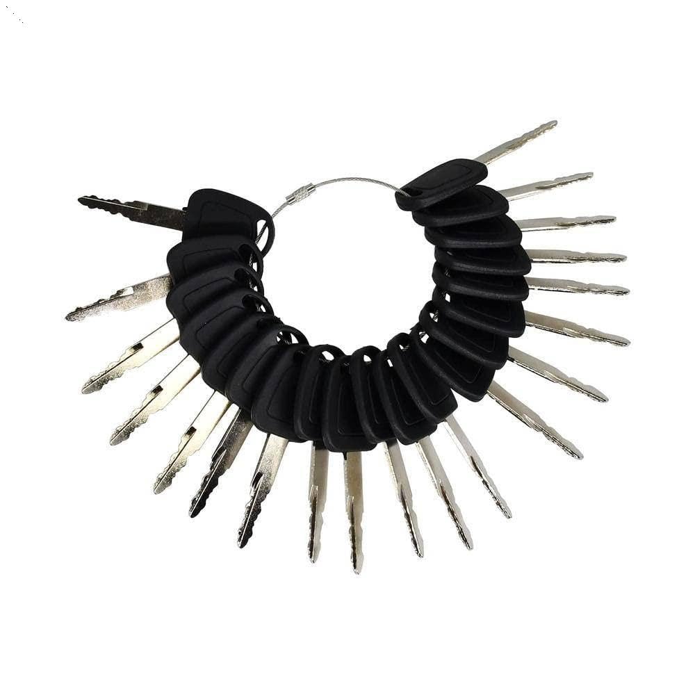 K1009605 D100 20Pcs Equipment Keys Compatible with Excavator F900 Compatible with Terex Excavator Compatible with E55W E57W E60 E62 E63 E80 E85