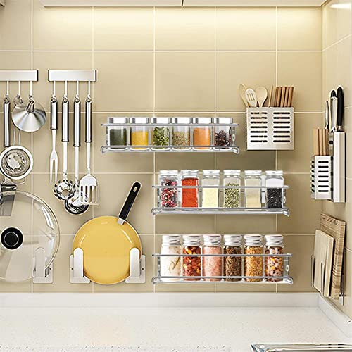 Spice Rack Organizer for Cabinet | Wall Mount Shelf Pantry Organization and Storage | Space Saving S