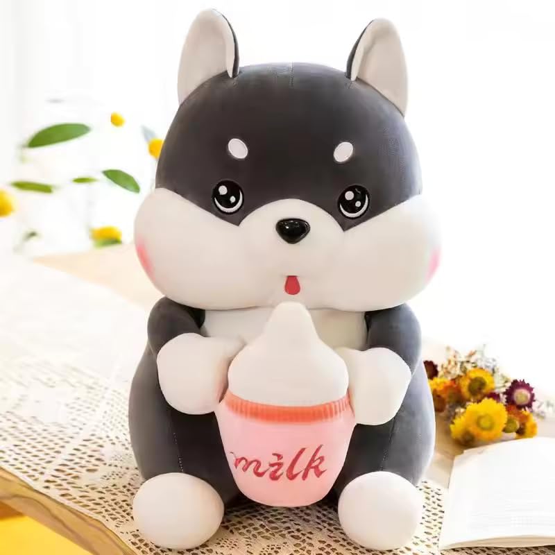 Vaishno Soft Toy for Girls & Kids Lovable & Huggable Dog Plush Pillow with Milk Bottle Stuffed Soft Cute Plush Animal Toy Decorative and Gift Item Cuddly & Safe for Birthdays (60 cm) (Pack of 1) (B0DFGY7711) Amazon Price History, Amazon Price Tracker