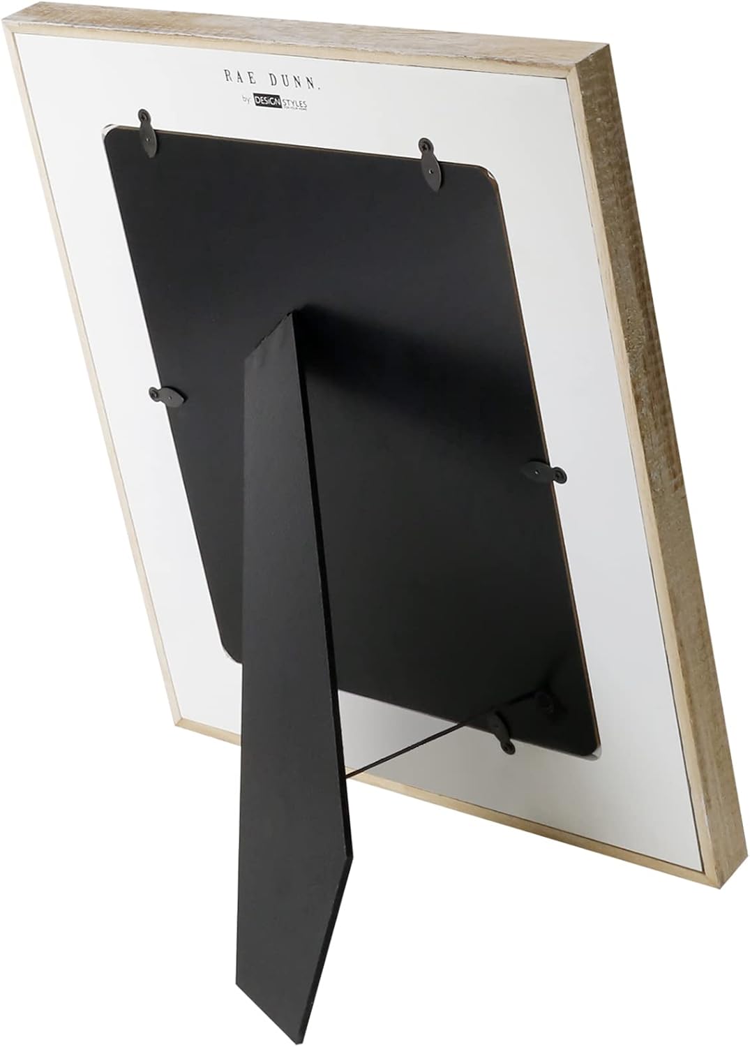 Rae Dunn 8 x 10 Inch Picture Frame Wood - Farmhouse Photo Frame for Wall Hanging or Desk / Tabletop Display - Rustic Frames for Family Photos, Couples, Kids, Pets - Home and Office Décor, "Smile"