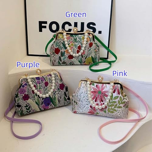 Crossbody Bags for Women Trendy Floral & Leaf Print Fashion Versatile Elegant Purse for Ladies Shoulder Sling Handbags4