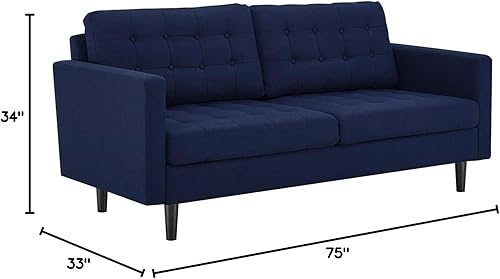 Miniatura 42 de Modway Sofás Exalt, rosa polvorienta Rosa (Dusty Rose),Carbón vegetal,Coñac,Naranja,Azul Real,Blanco,marino