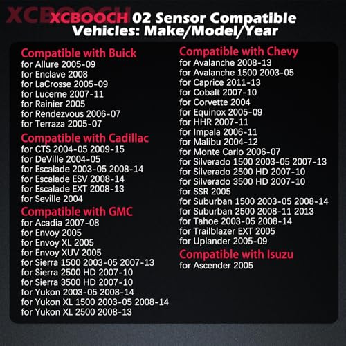 Sensor de Oxígeno 15284 Set de 2 para Carro miniatura 4