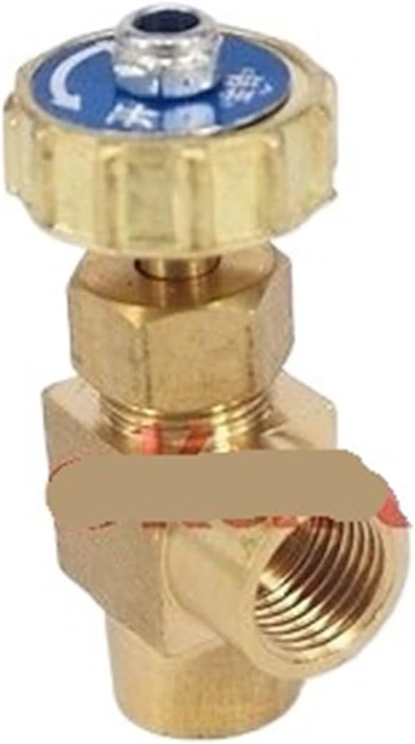 Elbow brass needle valve 1/8" internal thread x 1/8" internal thread maximum pressure 0.8 Mpa