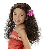 Disney Moana Wig with Plumeria Flower