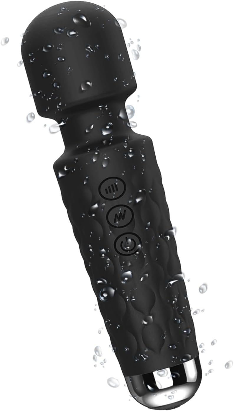 2026 New Upgraded Handheld Portable Cordless Myofascia Relaxation Tool Travel Home Work Sports Office Silicone Rechargeable Out Use to Relieve Deep Tissue Muscle Pain and Fatigue - Black
