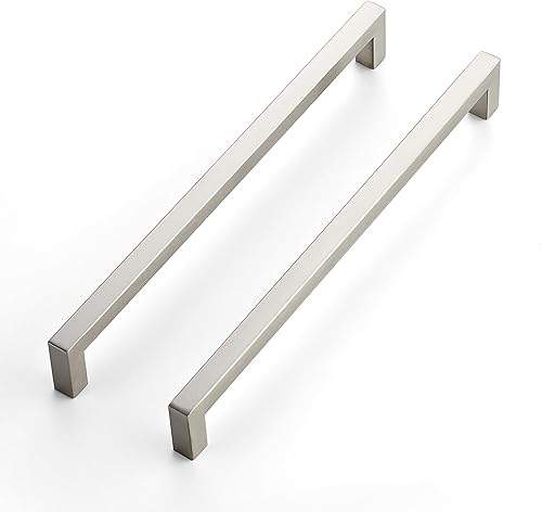 Miniatura 7 de JOY DECOR - Paquete de 2 manijas de gabinete negras, tiradores de cajón de 2 pulgadas, con un solo agujero, para cajones de alacena Negro