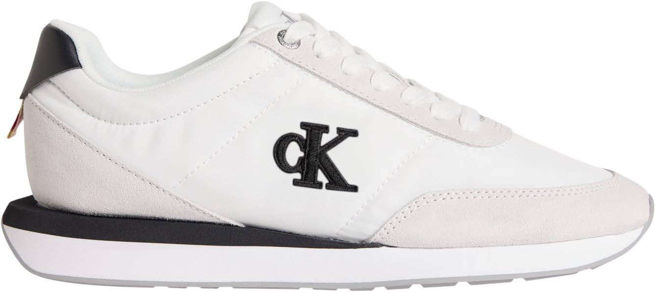 Calvin Klein Damen Runner Sneaker Retro Lace Up Low Top