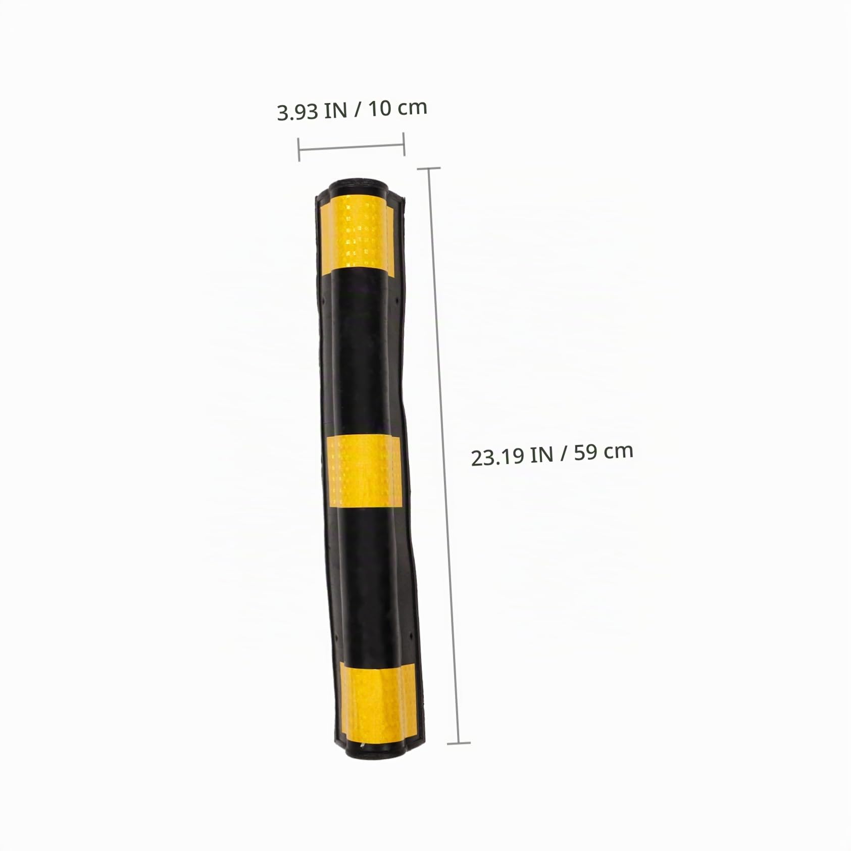 Paraspigoli in Gomma Riflettente per Pilastri Parete, Protezione Garage Facile da Installare, per Parcheggi e Garage Sotterranei