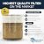 HammerHead Showers® Solid Metal Shower Head Filter – KDF 55 Shower Filter, High Pressure Universal Shower Filters to Remove Toxic Chemicals – Removes Chlorine and Heavy Metals – Chrome