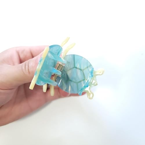 Miniatura 10 de Whale Shark - Pinza para el pelo de acetato de celulosa, pinzas grandes para mujer, accesorios para el cabello, color negro