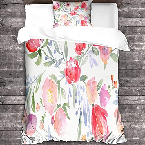 Housse de couette lit simple anti-plis pour un rangement rapide - 4