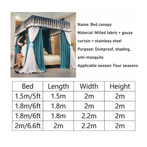 Mosquitero para cama de 2m con cortinas opacas estilo 9 y proteccion para dormitorio 3