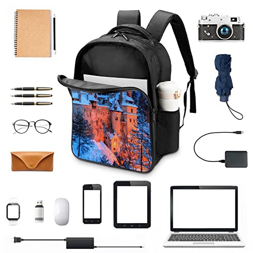 Mochila Castle Classic 3D cool de moda urbana con gran capacidad 3