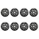 Inliner-Rollen DEDC 64mm 8er Pack für Inline Skates und Rollschuhe