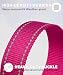 TagME Nylon Hundehalsband, Verstellbares Reflektierendes Hundehalsband mit Sicherheitsschnalle für Kleiner Hund, Grau, 2.0cm Breite