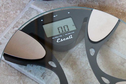 Escali Ultra Slim Body Composition Scale For Body Weight With Bioelectrical Impedance Analysis Technology, Calculates Body Fat Percentage, Body Water, Lean Muscle And Total Bone Mass #TOP5
