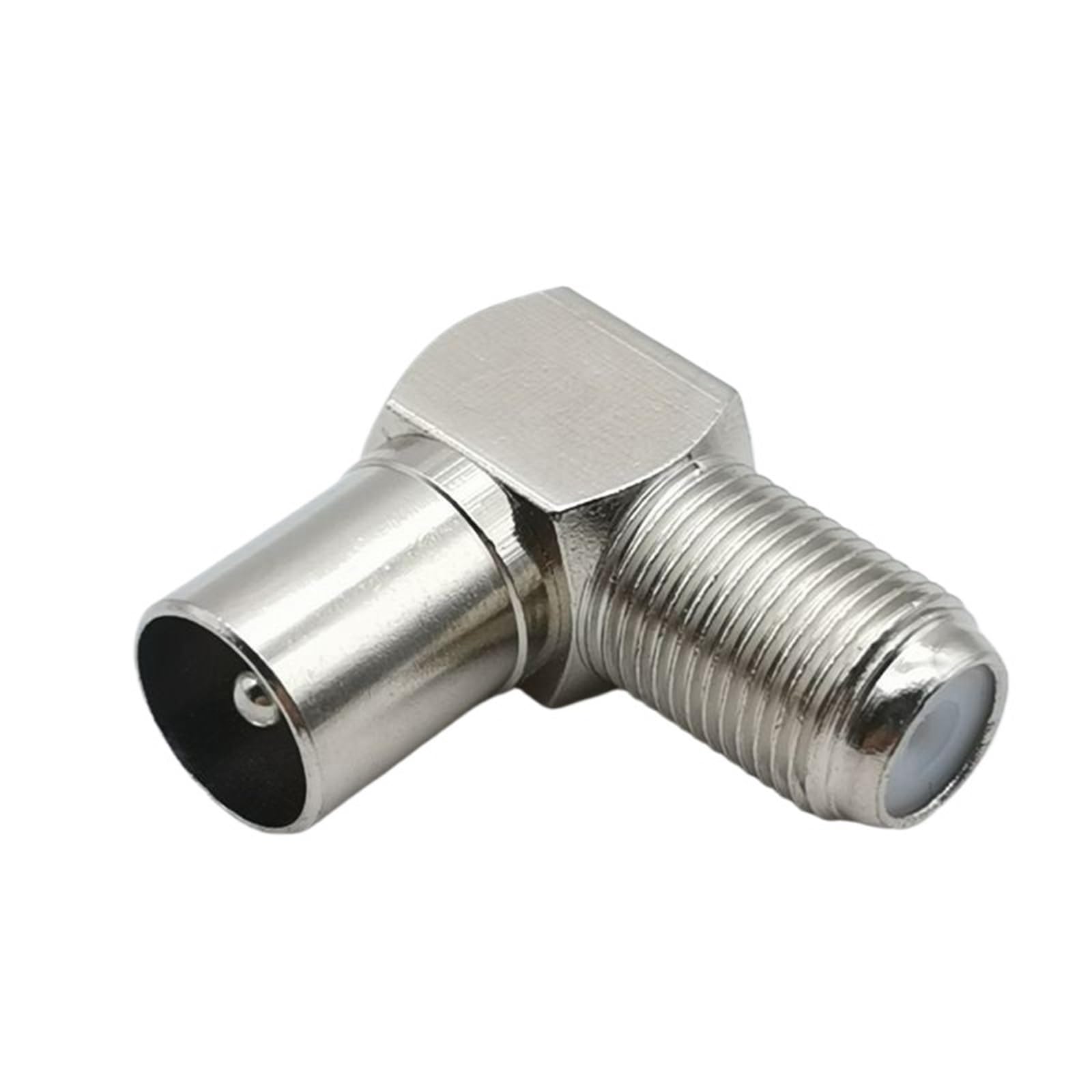 1/5/10PCS 90 Gradi Ad Angolo Retto Cavo Connettore Antenna TV RF Coassiale F Femmina a TV Maschio a Femmina Presa(5PCS)