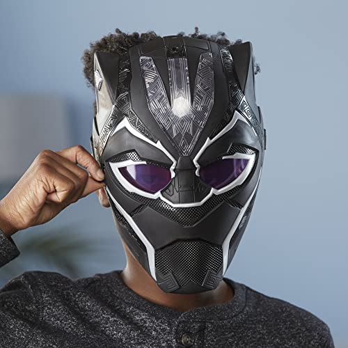 MARVEL Máscara Luminosa Black Panther Legacy Collection - Pantera Negra Vibranium - F5888 - Hasbro,