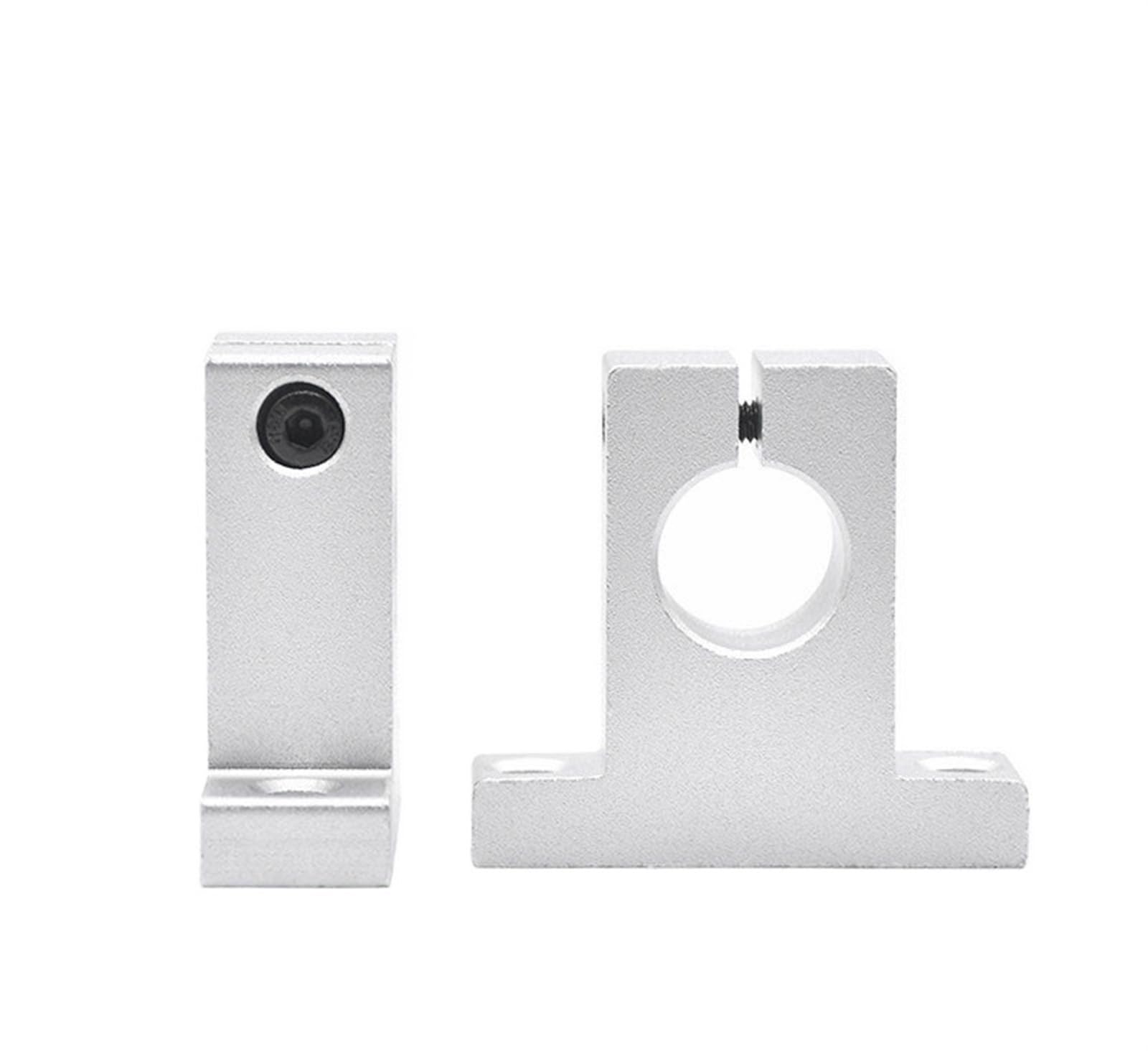 Roulement à rotule sphérique Lot de 4 rails roulement linéaires CNC SK8 SK10 SK12 SK16 SK20 SK25 for routeur table d'imprimante 3D(SK25)