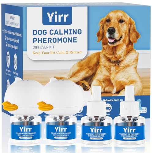Yirr 120 Day Dog Calming Pheromone Diffuser Kit, 2 Diffusers 4 Refills by Yirr - Used condition - US$23.40