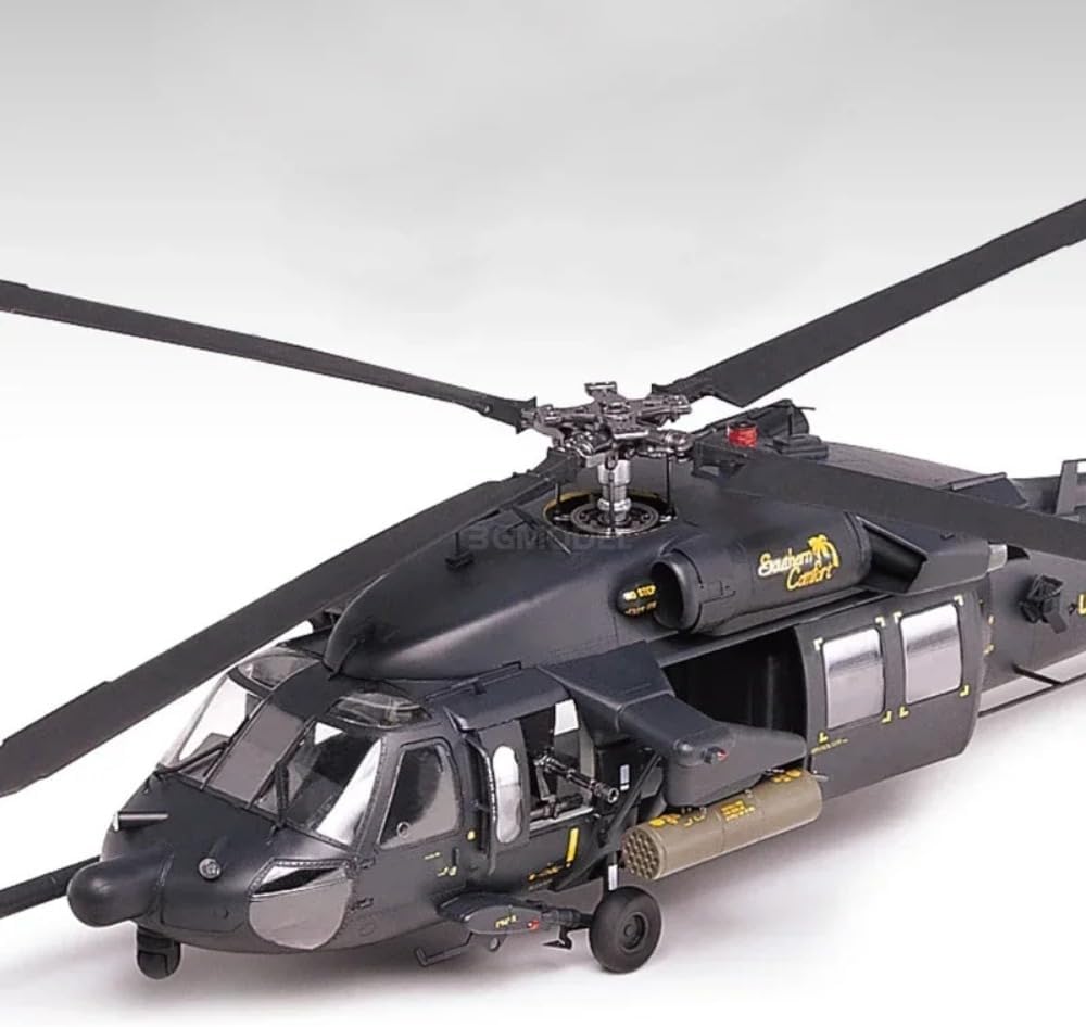 Assembled Helicopter Scale Model kit 12115 AH-60L DAP Black Hawk Attack Helicopter 1/35