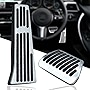 KVR Foot Pedal Pads No Drilling Aluminum Gas Brake Pedal Covers Compatible with BMW 3 4 5 6 7 8 Series X3 X4 X5 X6 X7 X8 Accelerator Gas Brake Pedals,2 PCS (Model #B)