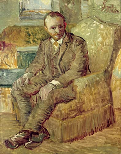 Portrait d'Alexandre Reid par Vincent Van Gogh, grande affiche d'art sur toile