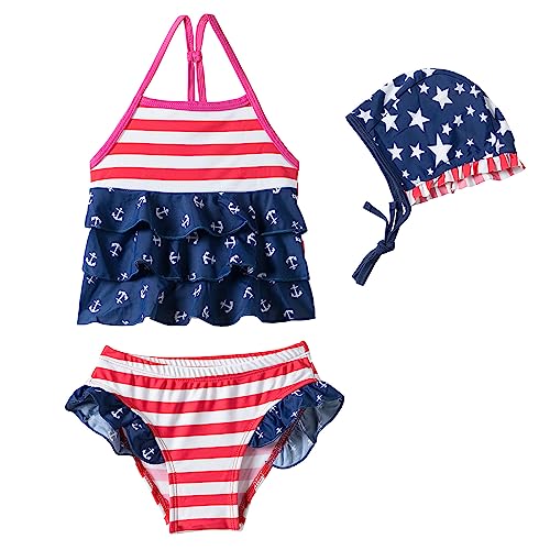 Image of Mud Kingdom Beach Sport Swimsuit for Girls Bathing Suit Bikini Set Summer Holiday
