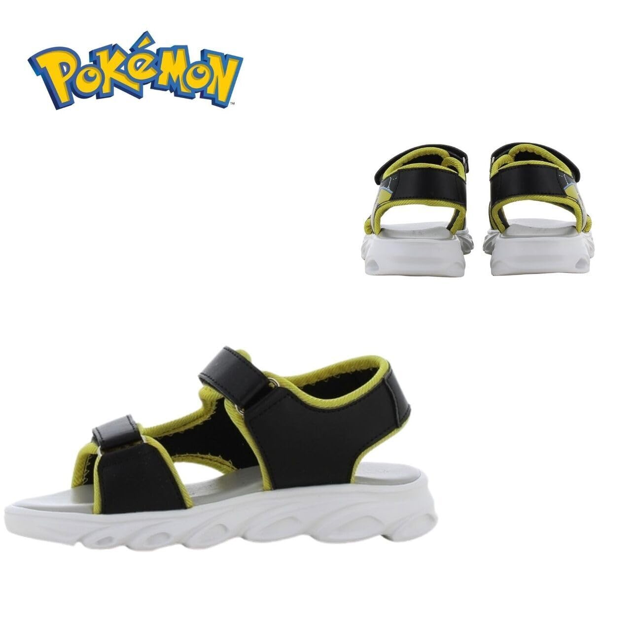 Leomil Pokémon Sandalias niños Sandalias Pikachu, Zapatos de verano para niños
