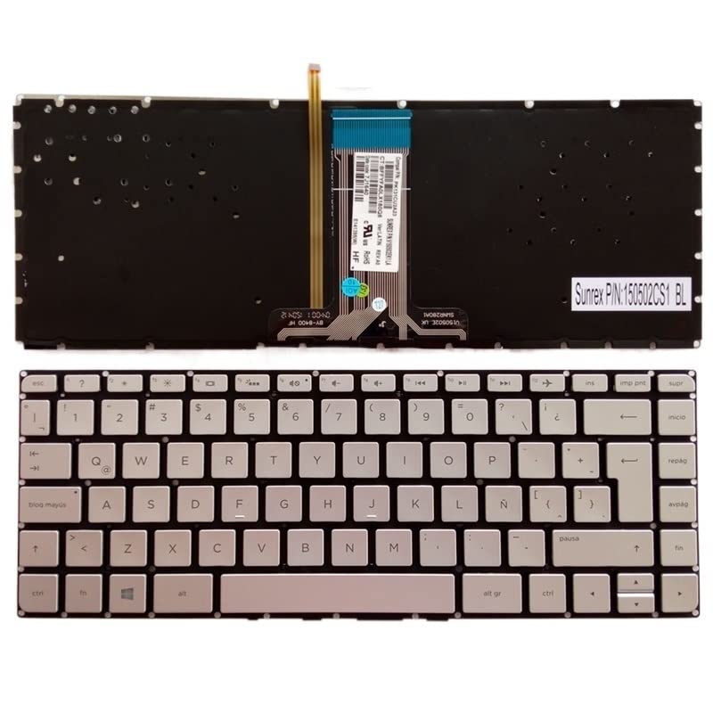 Clavier HP 14-AB cassé ? Solution YANHAO clavier espagnol noir facile à installer - 2