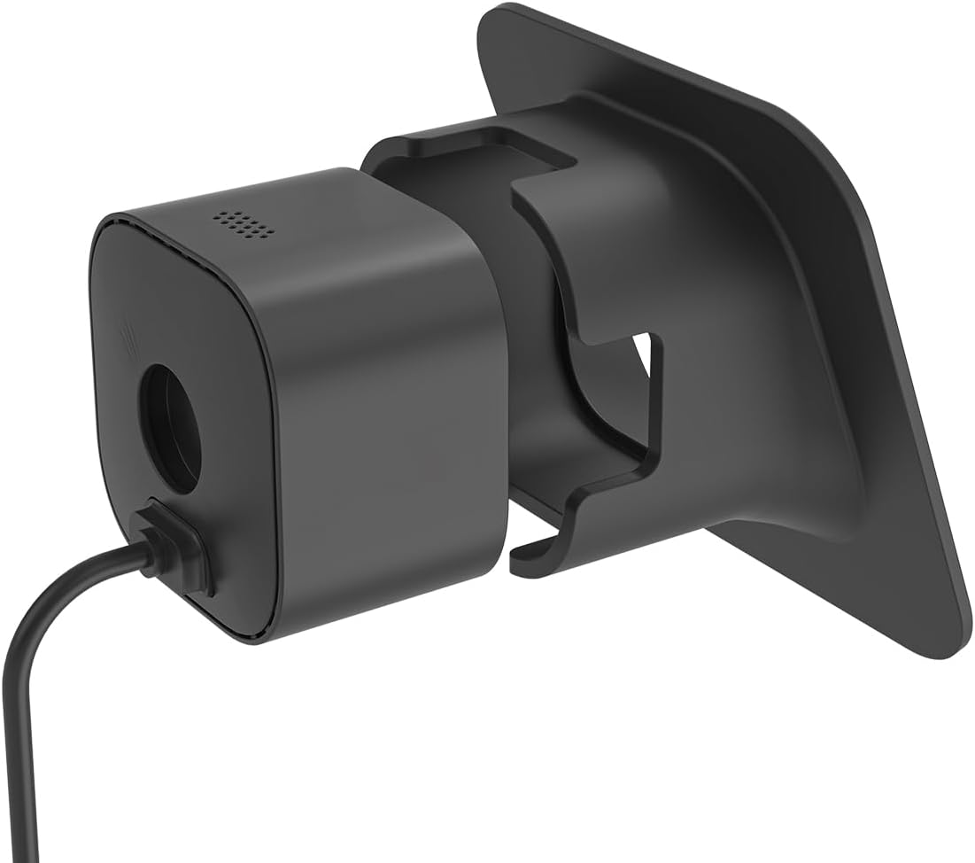 Holicfun Angled Window Mount for Blink Mini & Mini 2 Camera, Black | 20-degree tilt, durable silicone, strong adhesive, quick drill-free setup