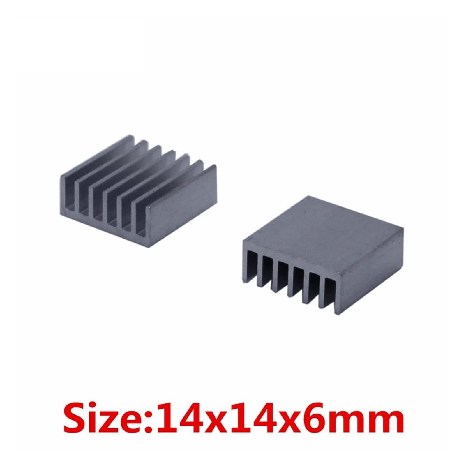 Używany w chłodnicach z chipem DIY Radiator 14x14x6mm Radiator aluminiowy wytłaczany Radiator do elektronicznego układu scalonego RAM Chłodzenie