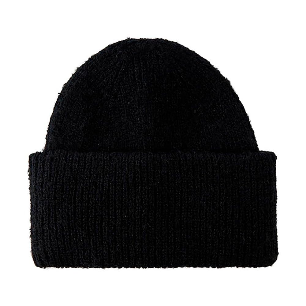 PIECES Women's Pcpyron Lurex Hood Noos BC Knitted Hat, Black/Detail: Gold Lurex, One Size Fits All