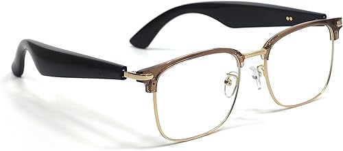 Miniatura 12 de Gafas inteligentes Bluetooth para hombre, altavoz de audio, lentes Bluetooth con altavoces, gafas de sol inteligentes de cristal azul, gafas