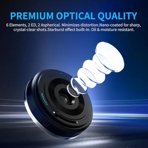 Image of FE /E 24mm f3.8 Pancake Lens-AF Wide Angle Lens Compatible with Sony a7 IV /a7 III /ZV-E10 /a7R V /a7C II /a7R IV /a7S III /a1 /a9 III /a6400 /a6100 /a9 II /a7 II /a6000 /NEX-5 /6 /Alpha-Auto Focus Lens(FE /E Mount)